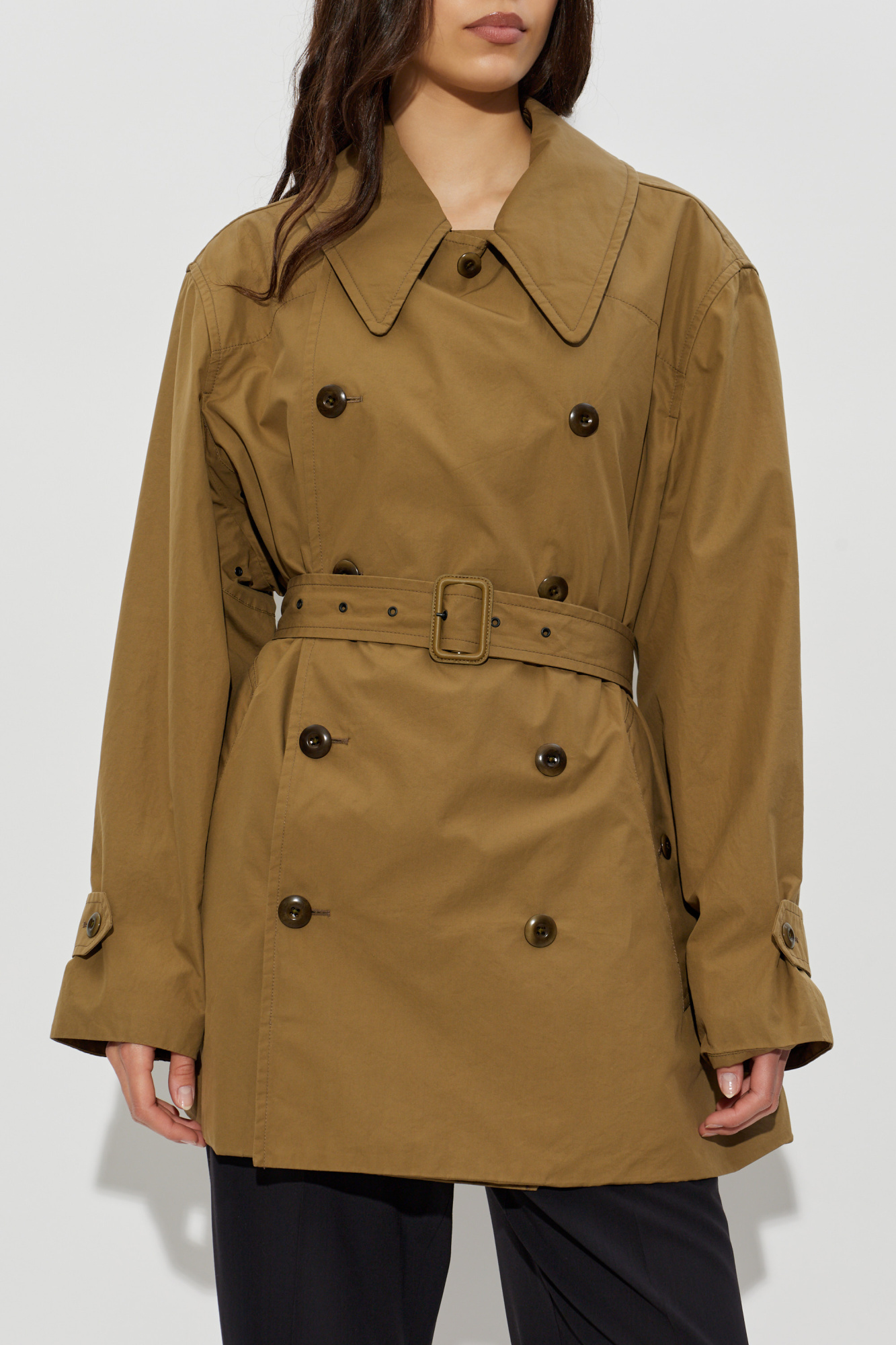Lemaire Short trench coat with straps | Women's | Vitkac